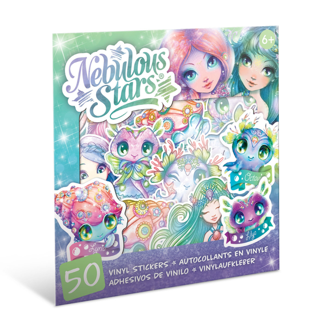 Набори для творчості - Набір вінілових наліпок Nebulous stars Зірки туманного світу в асортименті (11460)#5