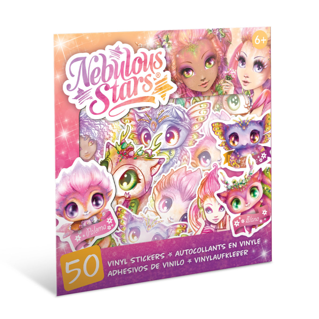 Набори для творчості - Набір вінілових наліпок Nebulous stars Зірки туманного світу в асортименті (11460)#6