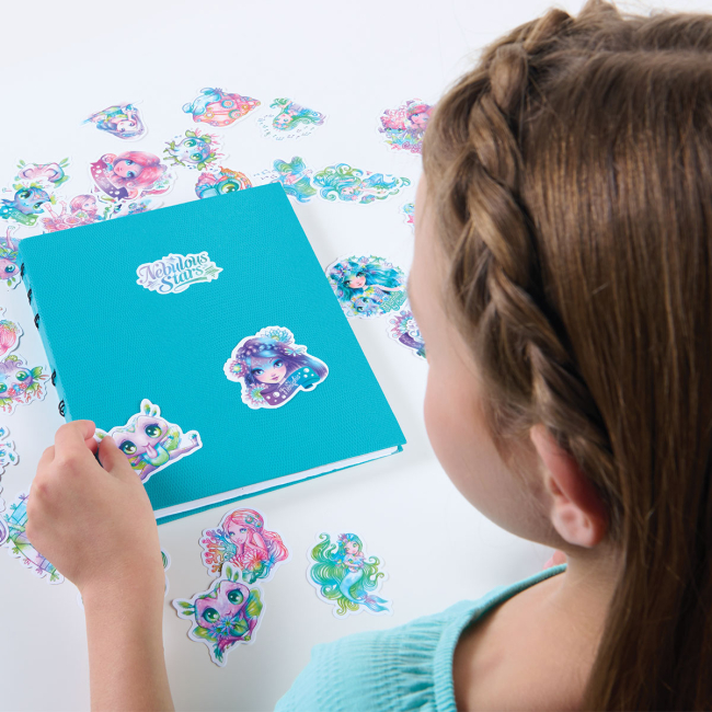 Набори для творчості - ​Набір вінілових наліпок Nebulous stars Зірки туманного світу в асортименті (11460)#9