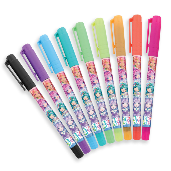 Канцтовари - Набір ручок Nebulous Stars Веселкове сяйво галактики 26 кольорів (11462)#3