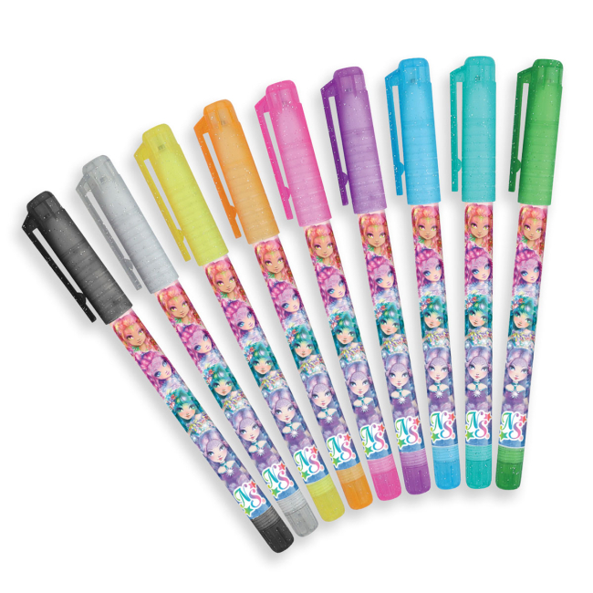 Канцтовари - Набір ручок Nebulous Stars Веселкове сяйво галактики 26 кольорів (11462)#4