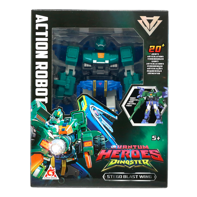 Фигурки персонажей - Игровая фигурка Dinoster Стего Бласт Винг (EU580874)#4