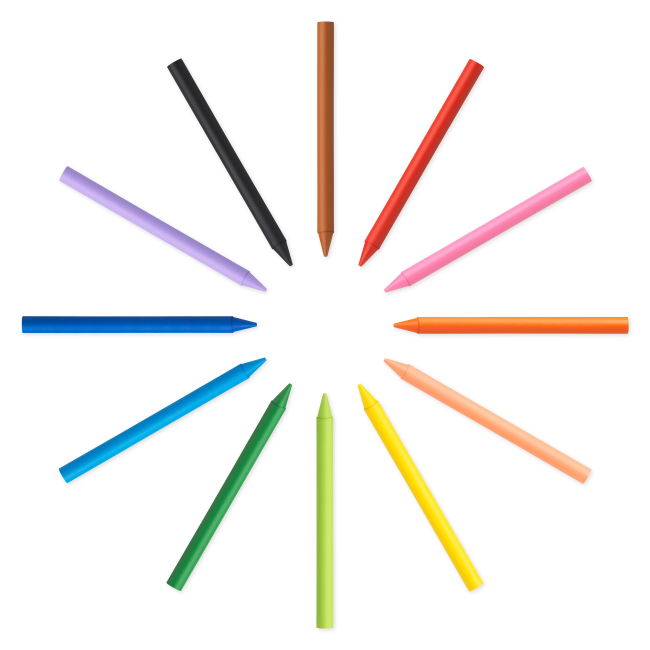 Канцтовары - Мел цветной BIC Kids Plastidecor 12 штук (bc9457645)#2