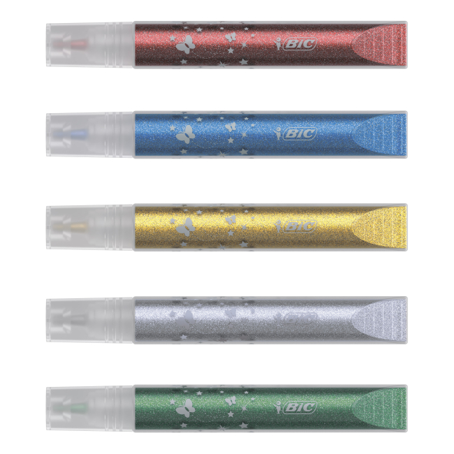 Канцтовары - Клей с блестками BIC Kids Glitter glue 6 штук (bc893269)#2