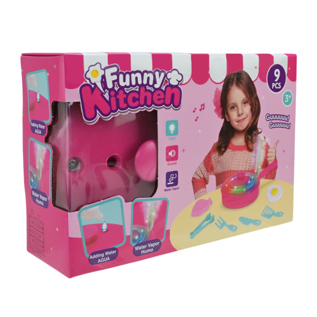 Дитячі кухні та побутова техніка - Ігровий набір Країна Іграшок Funny kitchen Пательня (018-72)#4