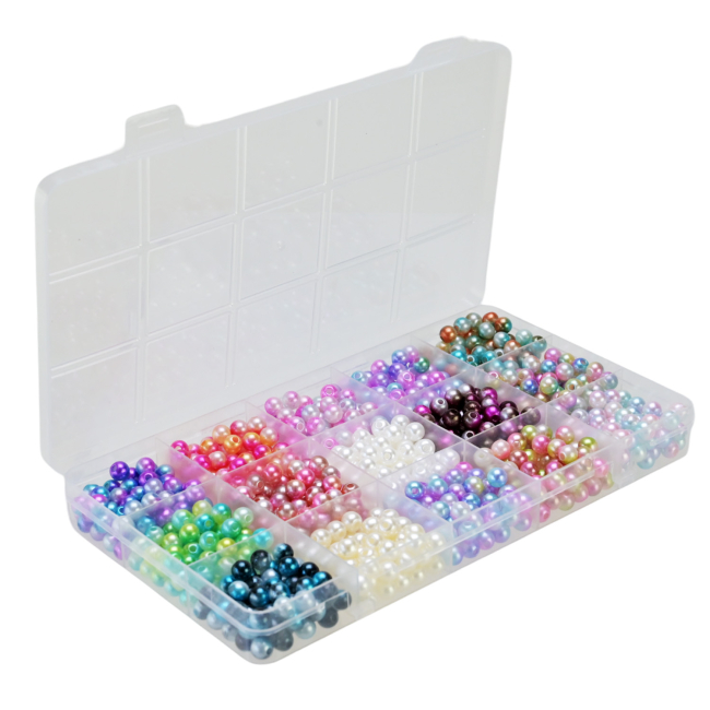 Наборы для творчества - Набор для создания украшений Країна Іграшок Бисер в ассортименте (1198-34/35)#3