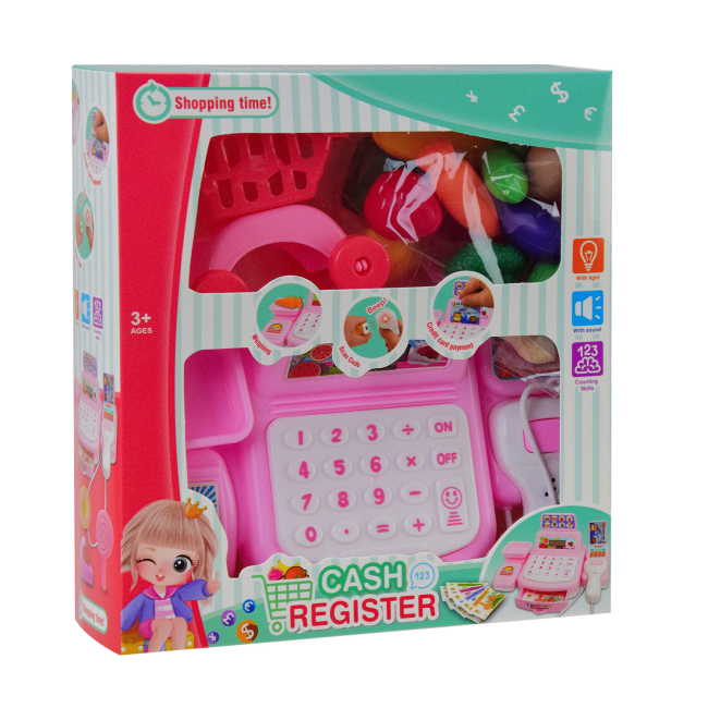 Наборы профессий - Игровой набор Країна Іграшок Касса розовая (F332-11H/1)#2