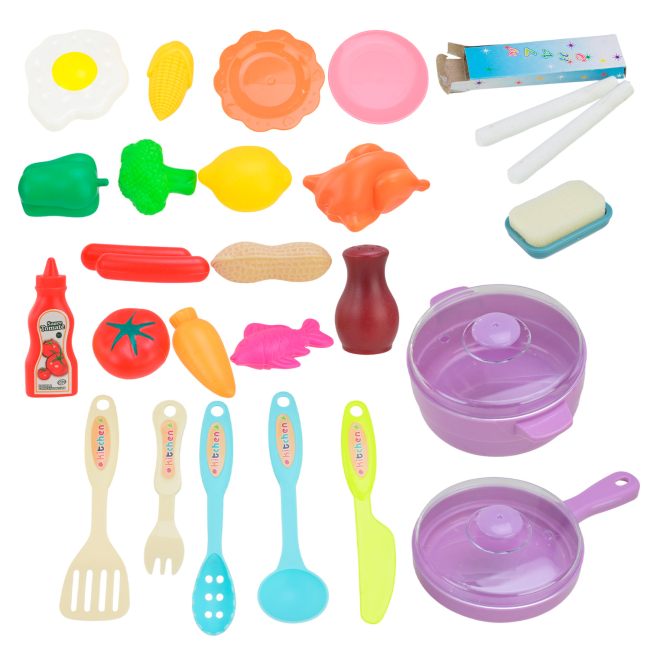 Дитячі кухні та побутова техніка - Ігровий набір Країна Іграшок Fashion kitchen рожева (1111/1)#3