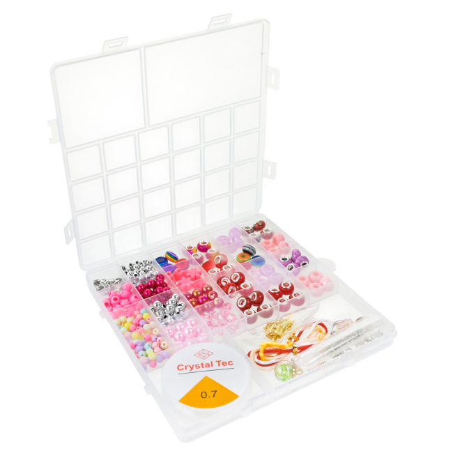 Наборы для творчества - Набор для создания украшений Країна Іграшок Embrace urself розовый (N066C/D/1)#2