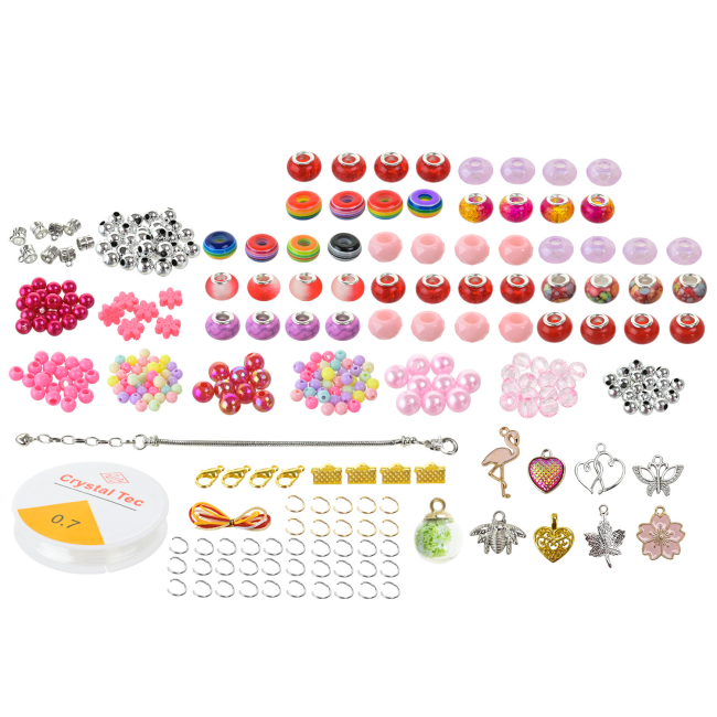 Наборы для творчества - Набор для создания украшений Країна Іграшок Embrace urself розовый (N066C/D/1)#3