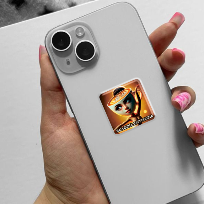 Набори для творчості - 3D-стікер Tattooshka Ballerina Cappuccina (SX-304)#2