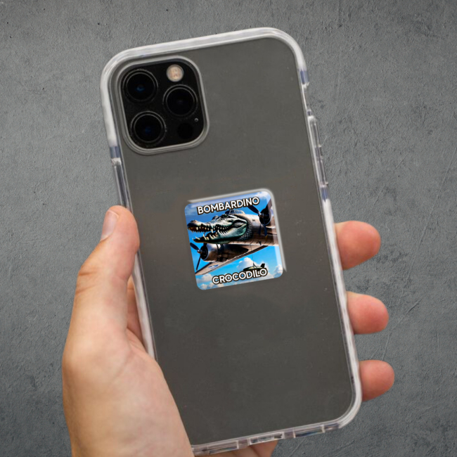 Набори для творчості - 3D-стікер Tattooshka Bombardino Crocodilo (SX-305)#2