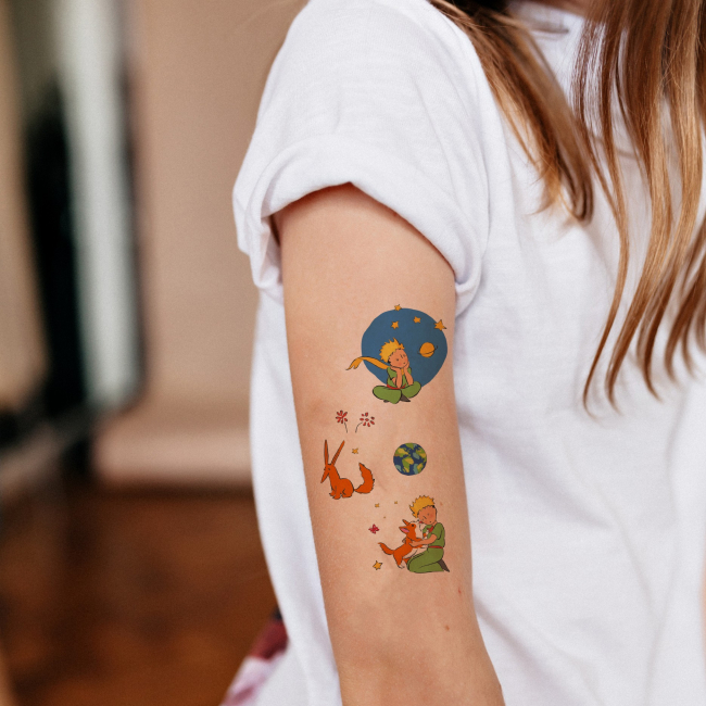 Косметика - Набір тату для тіла Tattooshka Світ Маленького принца (LM-08)#2