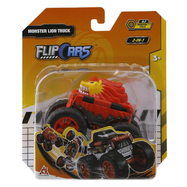 Автомоделі - Автомодель Flip Cars Машинка-трансформер Монстр-трак 2 в 1 в асортименті (EU463875A)#3