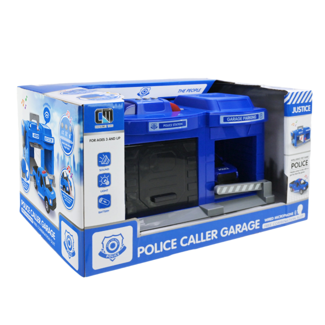 Паркінги і гаражі - Ігровий набір Країна Іграшок Поліцейський гараж (CLM-556)#6