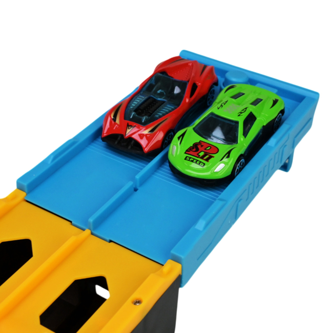 Транспорт і спецтехніка - Ігровий набір Країна Іграшок Трейлер з машинками (E7019)#5