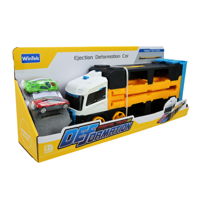 Транспорт і спецтехніка - Ігровий набір Країна Іграшок Трейлер з машинками (E7019)#7