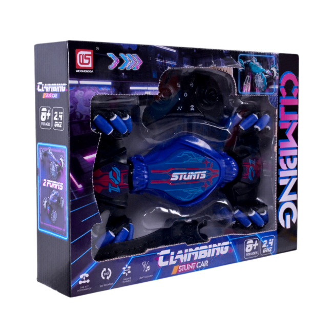 Радиоуправляемые модели - Машина-перевертыш Країна Іграшок на радиоуправлении синяя (CV8818-108A/2)#3