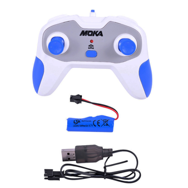 Радиоуправляемые модели - Машина-перевертыш Країна Іграшок на радиоуправлении белая с синим (3022/1)#2