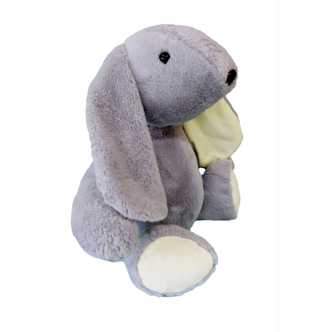 М'які тварини - М'яка іграшка MeriToys Кролик сірий 50 см (2050000326677/6)#2