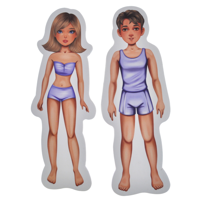 Набори для творчості - Магнітна одягалка Qbee Ксенія і Марко (QB600-006)#3