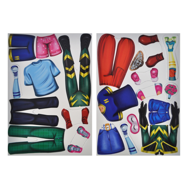 Набори для творчості - Магнітна одягалка Qbee Ксенія і Марко (QB600-006)#4