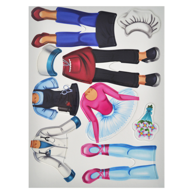 Набори для творчості - Магнітна одягалка Qbee Обери свою професію (QB600-005)#5