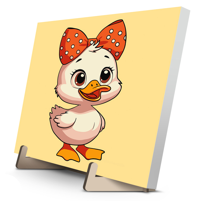 Товари для малювання - Картина за номерами Qbee Качечка 25 х 25 см (QB900-007)#2