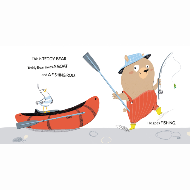 Книги для найменших (0-3 років) - Книжка «Teddy loves fishing»  (9786177781072)#2