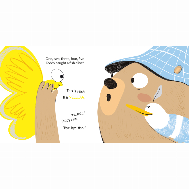 Книги для найменших (0-3 років) - Книжка «Teddy loves fishing»  (9786177781072)#5