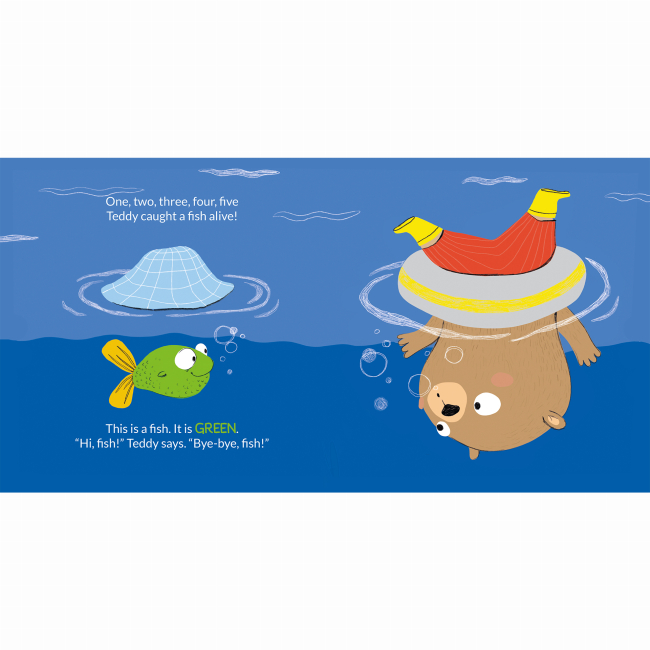 Книги для найменших (0-3 років) - Книжка «Teddy loves fishing»  (9786177781072)#6