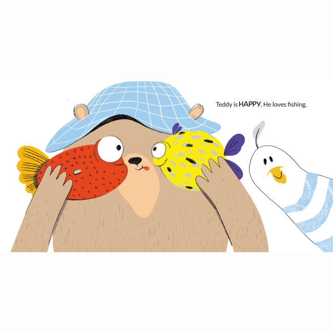 Книги для найменших (0-3 років) - Книжка «Teddy loves fishing»  (9786177781072)#7