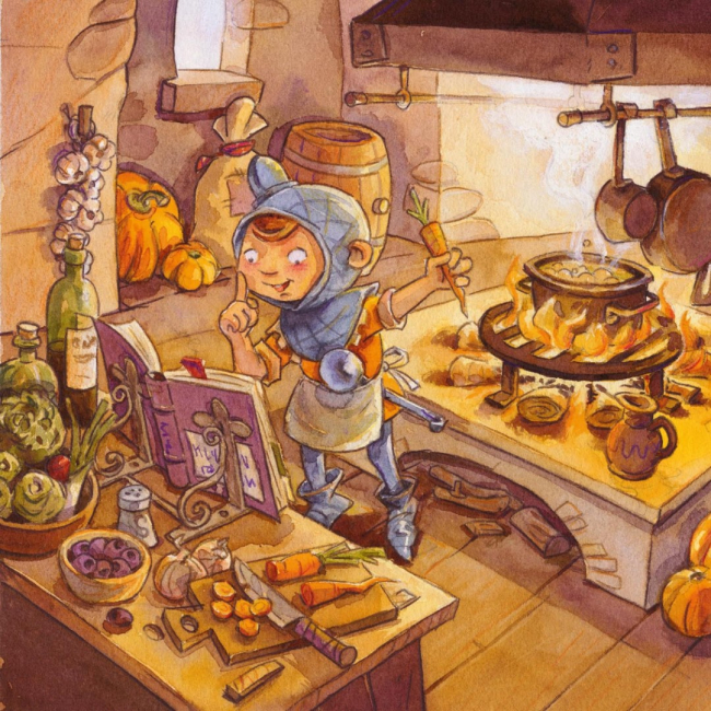 Книги-картинки для дітей (2-6 років) - Книжка «Ласі наїдки від Лицаря й Дракона» (9786177781478)#2