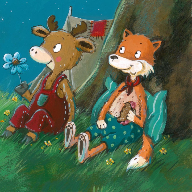 Книги-картинки для дітей (2-6 років) - Книжка «Ночівля в наметі» (9786177781485)#9