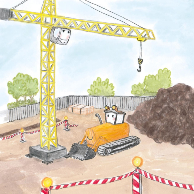 Книги-картинки для дітей (2-6 років) - Книжка «Розваги на будівельному майданчику» (9786177781645)#4