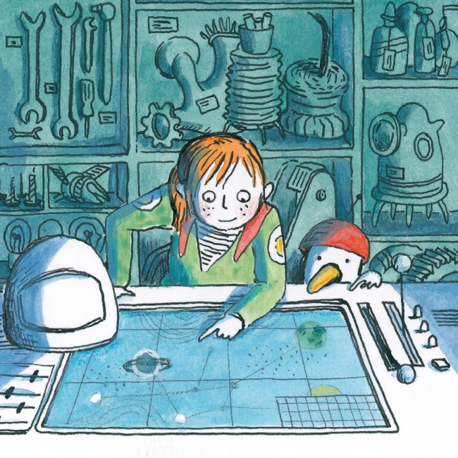 Книги-картинки для дітей (2-6 років) - Книжка «Астронавтка Фабі збирає космічне сміття» (9786177781652)#3