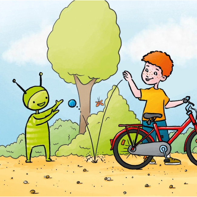 Книги-картинки для дітей (2-6 років) - Книжка «Пострибунчик НЛО» (9786177781614)#6