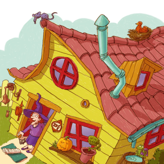 Книги-картинки для дітей (2-6 років) - Книжка «Відьма Кракс береться за прибирання!» (9786177781904)#3