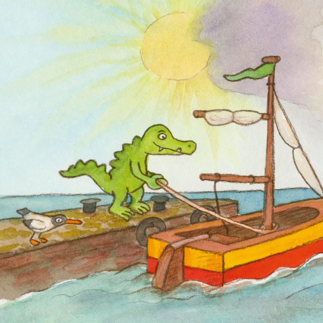 Книги-картинки для дітей (2-6 років) - Книжка «Прогулянка на човні» (9786178307011)#2