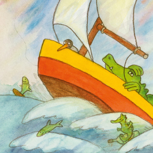 Книги-картинки для дітей (2-6 років) - Книжка «Прогулянка на човні» (9786178307011)#6