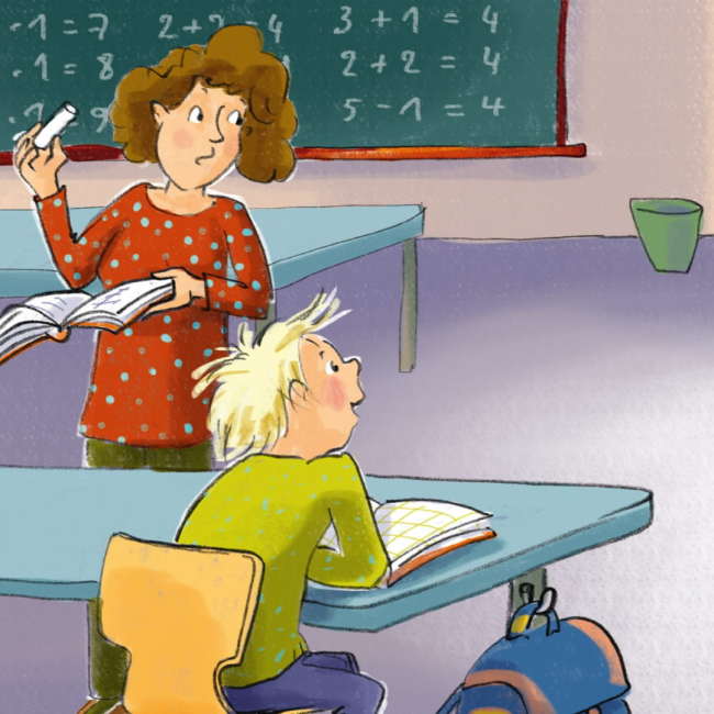 Книги-картинки для дітей (2-6 років) - Книжка «Троль у школі» (9786178307189)#6