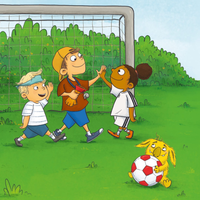 Книги-картинки для детей (2-6 лет) - Книжка «Лєна й Лобо. Футбольна гра» (9786178307455)#6