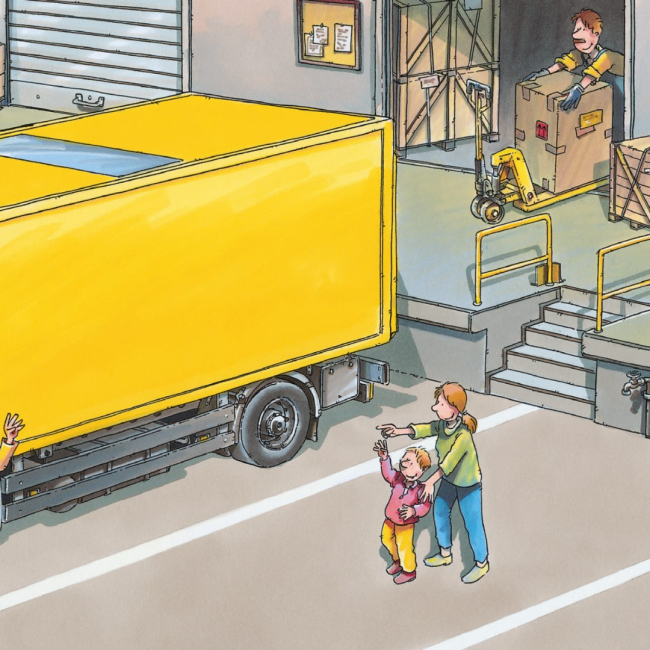 Книги-картинки для дітей (2-6 років) - Книжка «У мене є друг водій вантажівки» (9786178307431)#3