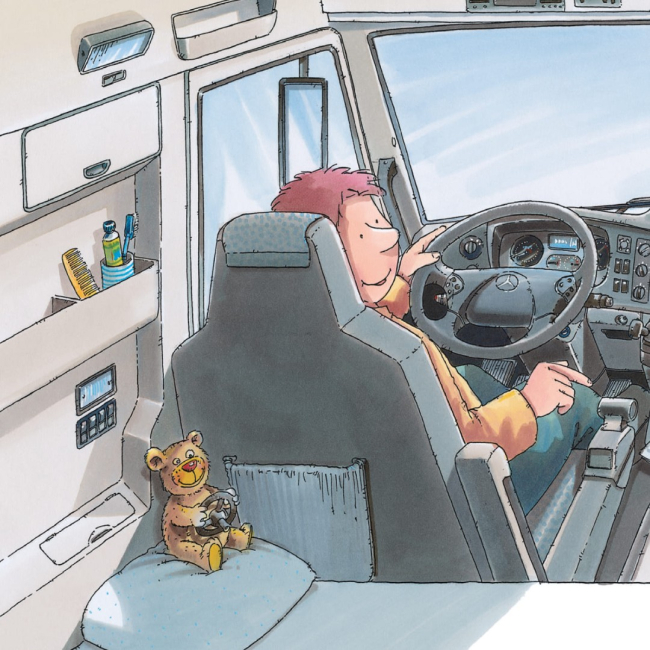 Книги-картинки для дітей (2-6 років) - Книжка «У мене є друг водій вантажівки» (9786178307431)#6