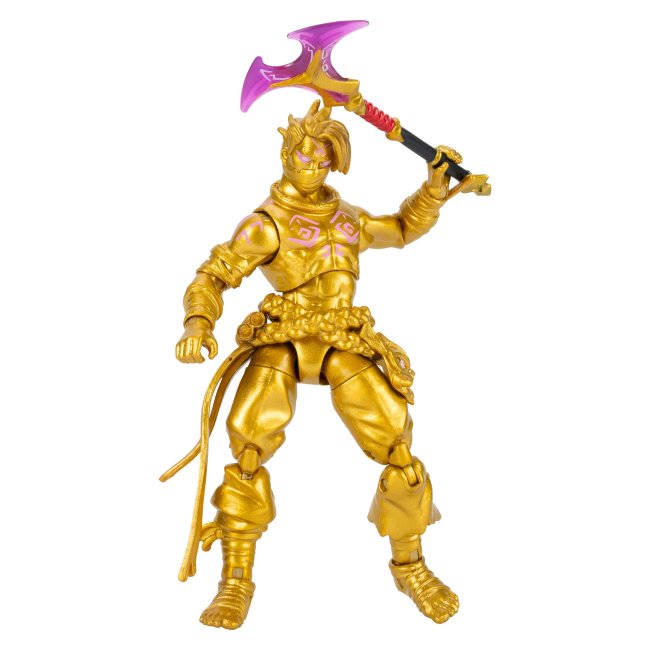 Фигурки персонажей - Игровая фигурка Fortnite Solo Mode Raz Golden Ultra Limited Edition (FNT1361)#4