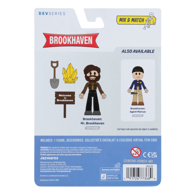 Фігурки персонажів - Ігрова фігурка DevSeries Core Figures Brookhaven Mr. Brookhaven (CRS0198)#5