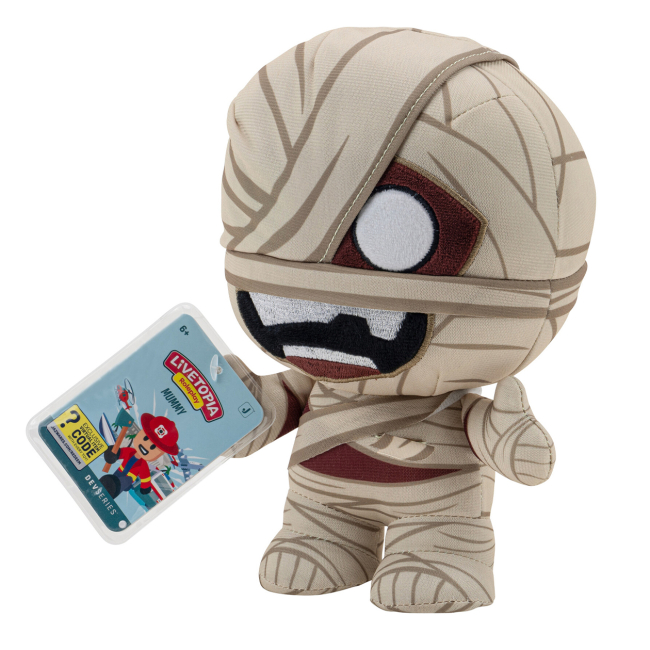 Персонажі мультфільмів - М'яка іграшка DevSeries Collector Plush Livetopia Mummy 20 см (CRS0004)#2