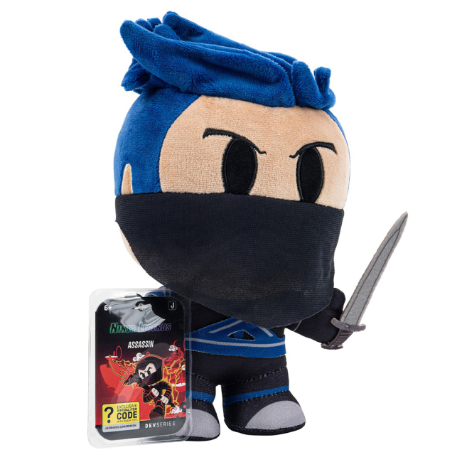 Персонажи мультфильмов - Мягкая игрушка DevSeries Collector Plush Ninja Legends Assassin 20 см (CRS0006)#3