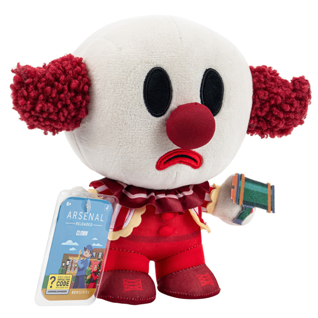 Персонажи мультфильмов - Мягкая игрушка DevSeries Collector Plush Arsenal Reloaded Clown 20 см (CRS0100)#3