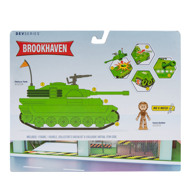 Фигурки персонажей - Игровой набор DevSeries Feature Vehicle Brookhaven Tank (CRS0056)#9
